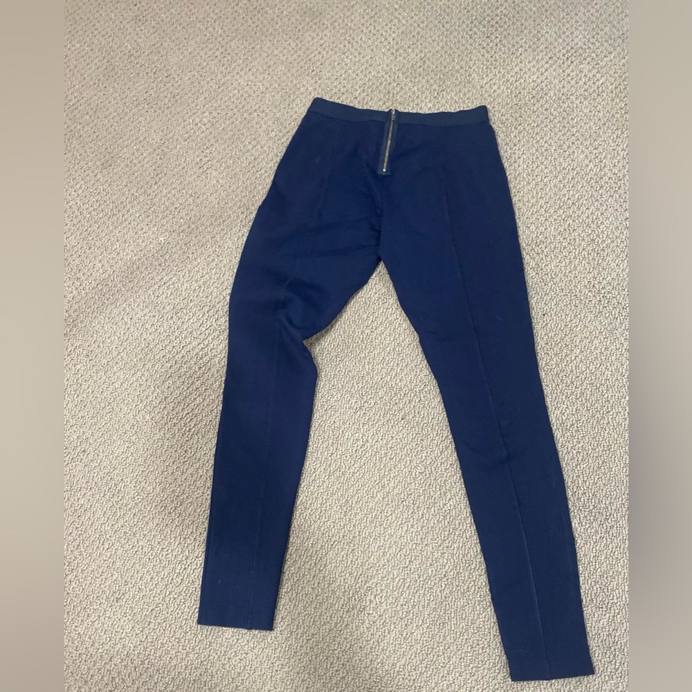 J. Crew Women's Navy cosmo back zipper Pants